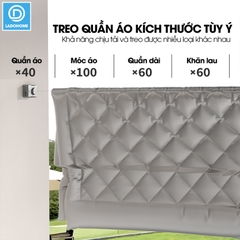 Dây phơi quần áo dây rút vô hình LH-6474 treo trong phòng tắm ngoài ban công ngoài trời dài tới 5.1m