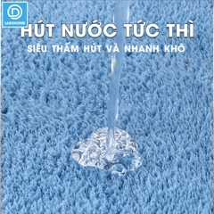 COMBO 3 Thảm chùi chân lâu chân lông cashmere nhân tạo
