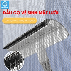 Cây lâu kính C10, lau cửa sổ kính kết hợp gạt nước và chà bùi bẩn + Tặng kèm 2 miếng lau thay thế
