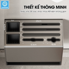 Kệ treo dao muỗng đũa thớt đa năng SQ-6545