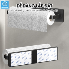 Giá treo túi đựng thực phẩm, thanh treo màn bọc thực phẩm, móc treo khăn lau nhà bếp LH-4102 Nhôm Anod không rỉ
