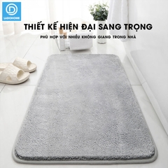 Thảm chùi chân lâu chân lông cashmere nhân tạo