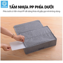 Hộp đựng đồ lót 30 ngăn có nắp đậy khóa kéo chống ẩm chống bụi LH-3344