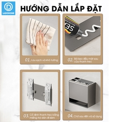 Kệ treo dao muỗng đũa thớt đa năng SQ-6545