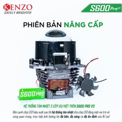 Bi Led hiệu suất cao Kenzo S600 Pro V2
