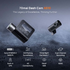 Camera hành trình 70mai A510 4G
