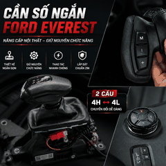 Độ Cần Số Ngắn Ford Everest Full Chức Năng