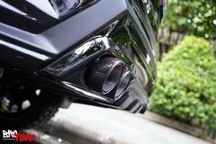 Chụp Đuôi Pô Akrapovic Cacbon Kép Cho Ford Everest