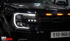 Cụm đèn pha Full LED 2 Projector phong cách MATRIX cho Ford Ranger 2023
