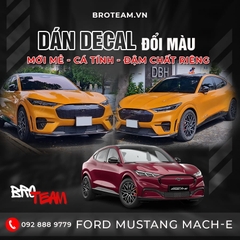Dán Decal Đổi Màu Ô Tô Ford Mustang Mach-E