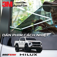 Dán phim cách nhiệt 3M cho xe Toyota Hilux