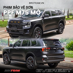 Dán PPF TeckWrap M75 Mờ Cho Ford Everest