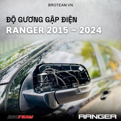 Độ gương gập điện cho Ford Ranger