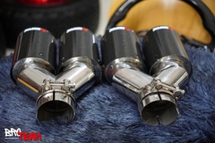 Chụp Đuôi Pô Akrapovic Cacbon Kép Cho Ford Everest