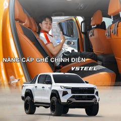 Độ ghế chỉnh điện ô tô Toyota Hilux