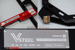 Ghế trượt điện băng sau xe bán tải Vsteel V2