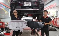 Giáp gầm Rhino bằng nhôm 3 tấm