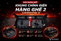 Ghế trượt điện bán tải Vsteel V2 băng sau xe