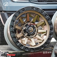 Mâm Fuel Covert D696 Matte Bronze Black Ring