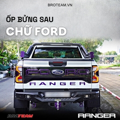 Ốp bửng sau chữ FORD cho Ranger
