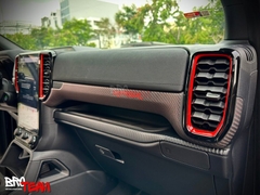Ốp nội thất vân carbon Ford Ranger