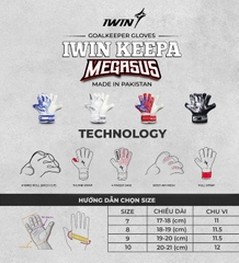 Găng tay thủ môn iWin Keepa MEGASUS