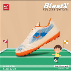 Giày trẻ em Wika BlastX kem