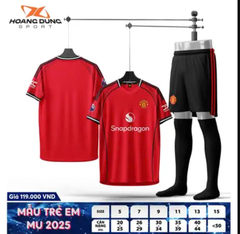 QA MU ĐỎ TRẺ EM 25/26