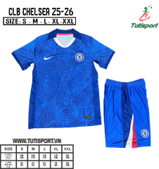 Quần Áo Bóng Đá Chelsea Xanh Mùa 25/26