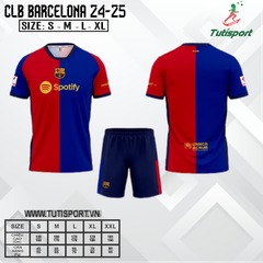 Áo Bóng Đá CLB Barcelona Xanh Đỏ Mùa 24/25
