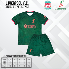 Áo Bóng Đá CLB Liverpool Xanh 2022-2023