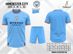 Áo Bóng Đá CLB Manchester City Xanh Sân Nhà 2022-2023