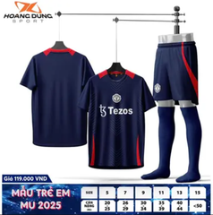 QA MANCHESTER UNITED TRẺ EM XANH 25/26