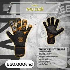 Găng Tay Thủ Môn GKVN Thu ( Đen )