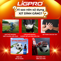 Xịt găng tay thủ môn Ligpro