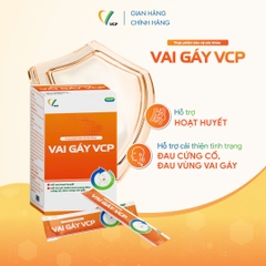 [MUA 4 TẶNG 1] TPBVSK Vai Gáy VCP - Hỗ trợ cải thiện tình trạng đau cứng cổ, đau vùng vai gáy - Hộp 20 gói