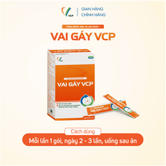 [MUA 4 TẶNG 1] TPBVSK Vai Gáy VCP - Hỗ trợ cải thiện tình trạng đau cứng cổ, đau vùng vai gáy - Hộp 20 gói