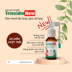 Xịt họng TRIOXIDIN NEW 15ml