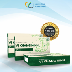 [COMBO 3 HỘP] TPBVSK VỊ KHANG NINH - Hỗ trợ giảm acid dịch vị, giúp bảo vệ niêm mạc dạ dày - Hỗ trợ giảm nguy cơ viêm loét dạ dày tá tràng - Hộp 30 viê