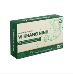 [COMBO 3 HỘP] TPBVSK VỊ KHANG NINH - Hỗ trợ giảm acid dịch vị, giúp bảo vệ niêm mạc dạ dày - Hỗ trợ giảm nguy cơ viêm loét dạ dày tá tràng - Hộp 30 viê