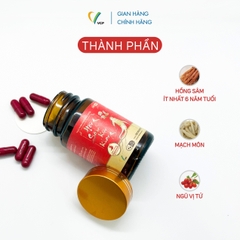[Combo 2 lọ] TPBVSK HỒNG SÂM KIỆN KHANG - Hỗ trợ tăng cường sức khỏe, hỗ trợ tăng cường sức đề kháng, giảm mệt mỏi