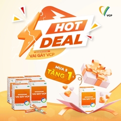 [MUA 5 TẶNG 1] TPBVSK Vai Gáy VCP - Hỗ trợ cải thiện tình trạng đau cứng cổ, đau vùng vai gáy - Hộp 20 gói