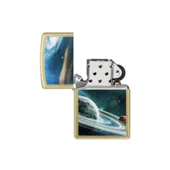 Bật Lửa ZIPPO - Classic - Space Rings Design (Vũ Trụ Galaxy)