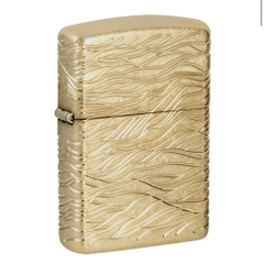 Bật Lửa ZIPPO - Luxury- Armor®Luxury Waves Design (Vàng Sóng)
