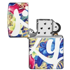 Bật Lửa ZIPPO - Classic - Design (Hoa Lá Sơn)