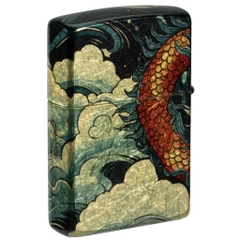 Bật Lửa ZIPPO - Classic - Dragon Fusion Design ( Rồng Xanh Sơn Mài Premium)