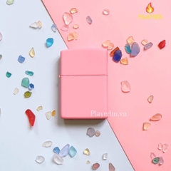 Bật Lửa ZIPPO - Classic - Matte Pink (Hồng Sakura)