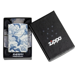 Bật Lửa ZIPPO - Classic - Fish Design ( Cá Koi Gốm Sứ Premium)