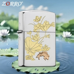 Zorro - Cá Chép Đồng Đỏ Hoa Sen  - Phiên Bản Bạc Satin