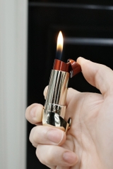Bật Lửa Độc Lạ Son Đính Đá - Bạc